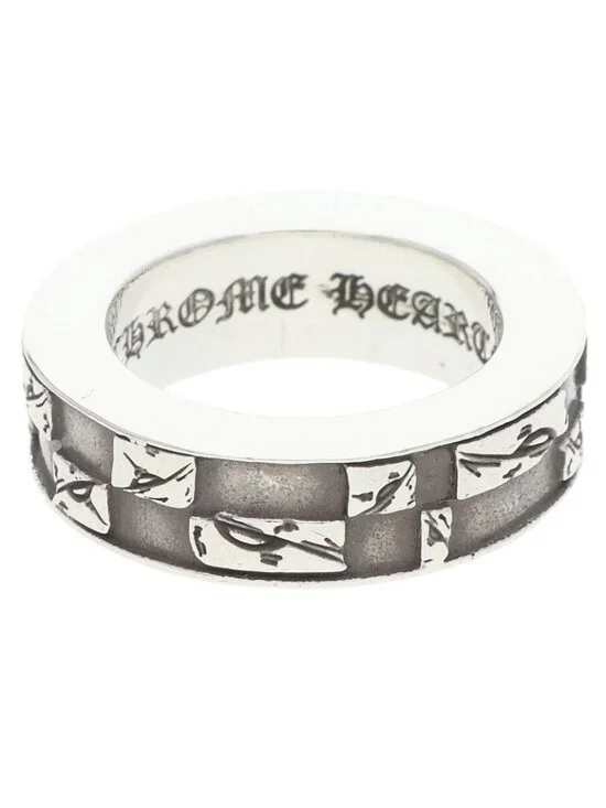 Chrome Hearts 99 Eyes Spacer Silver Ring