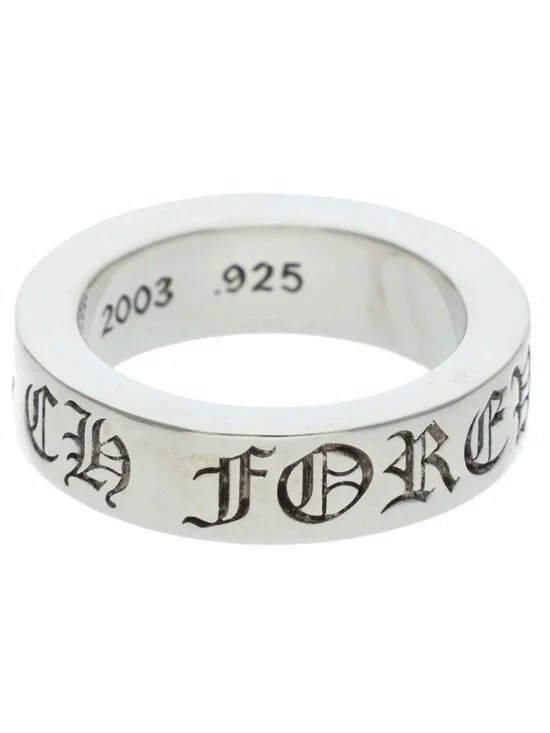 Chrome Hearts Spacer Forever Silver Ring