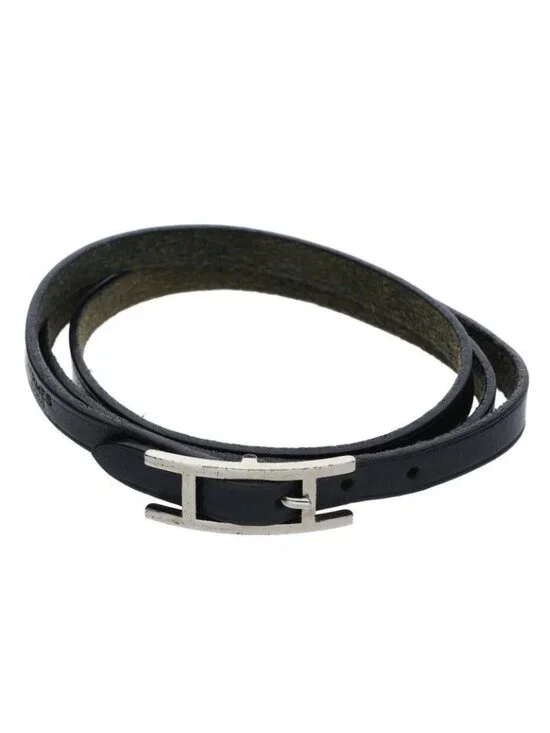 Hermes Hapi 3 Leather Bracelet
