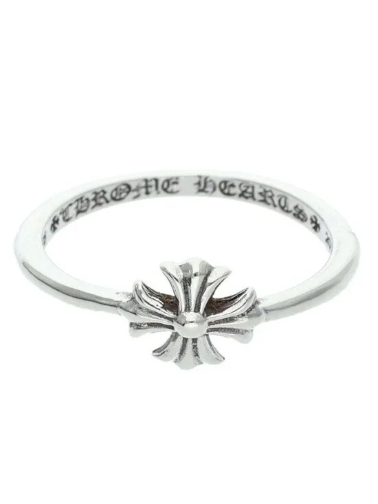 Chrome Hearts Bubblegum CH Pls CH Plus Silver Ring