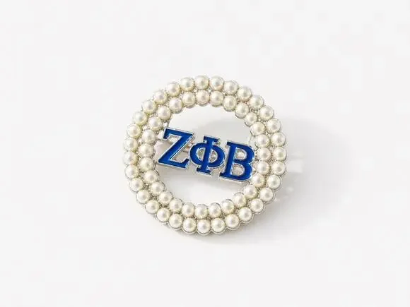 Zeta Pearl Brooch Pin