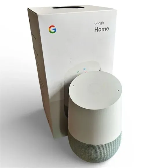 Google Home Smart Assistant Speaker Voice/ Touch without Cord GERMAN edition