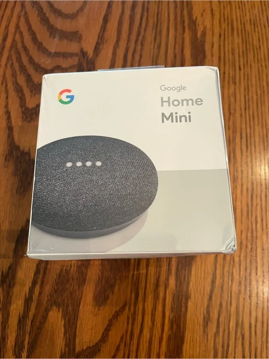 Google Home Mini in Charcoal New in Box, Portable audio and video