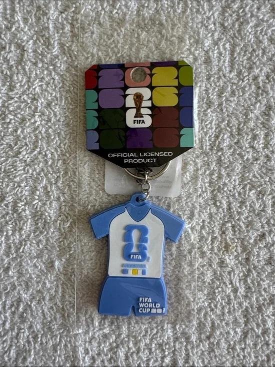 FIFA World Cup 2026 Argentina Blue & White Jersey Keychain