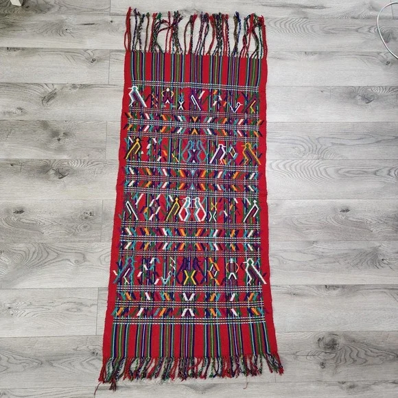 VINTAGE Servilleta/Tzute Textile, Nebaj Guatemala - Woven Beautifully‎ & Vibrant
