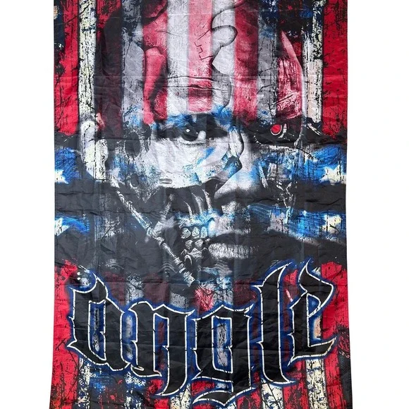Kurt Angle Impact Wrestling Wall Flag 3x5 Tapestry TNA WWE American Graphic