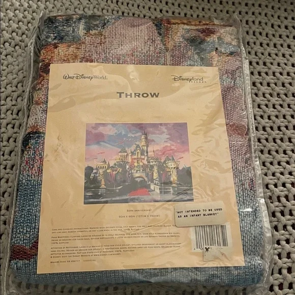 Disneyland Resort Castle Tapestry Throw - Multicolor