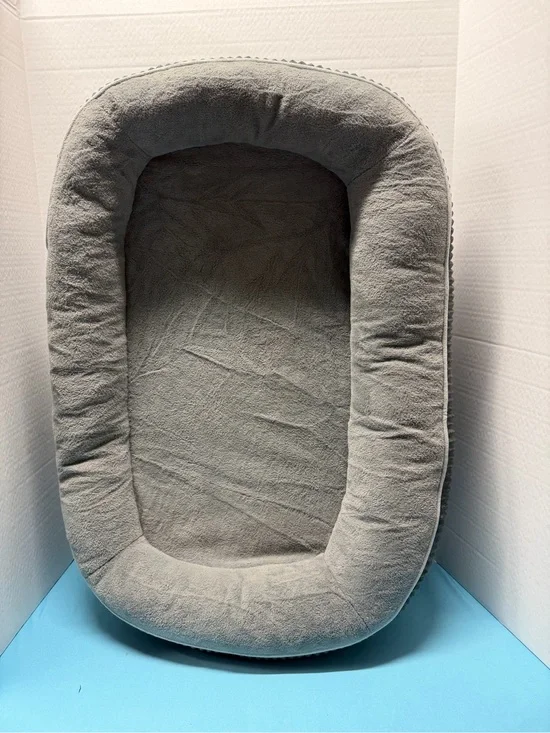 Bedsure Orthopedic Dog Bed 30” Gray Medium Waterproof Washable Bolster Pet Bed