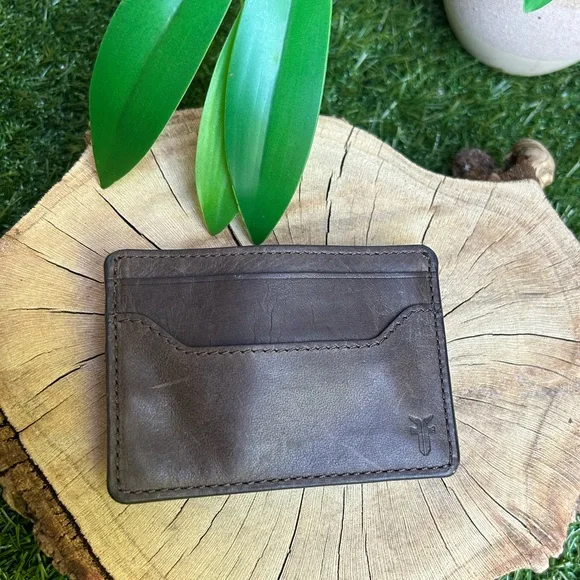 Frye Logan Money Clip Card Case new  $98  Color Slate Frye $98.00