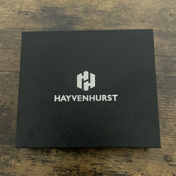 NEW Hayvenhurst Wallet for Men - Slim RFID Blocking Metal Wallet with Money Clip