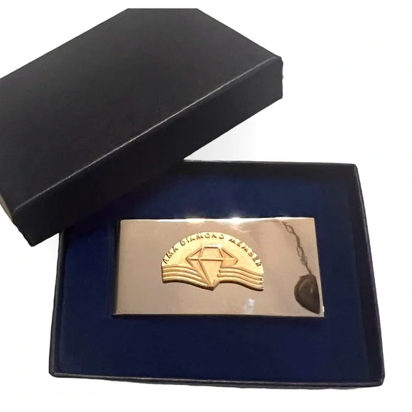 1990’s Vintage AMA American Motorcycle Association Money‎ Clip, Deadstock/New