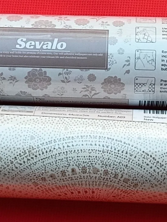 Sevalo Floral & Lace Wallpaper Roll in Brown and White