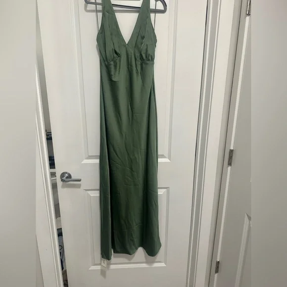 Abercrombie & Fitch Julia Slip Halter Maxi Dress