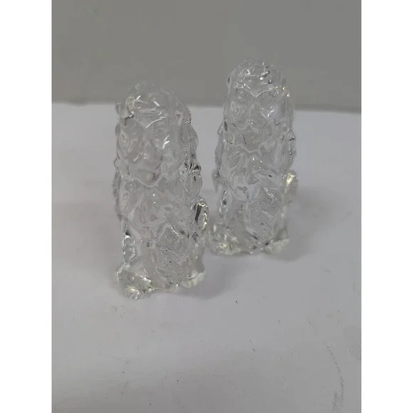 Crystal Cocker Spaniel Salt‎ & Pepper Shakers