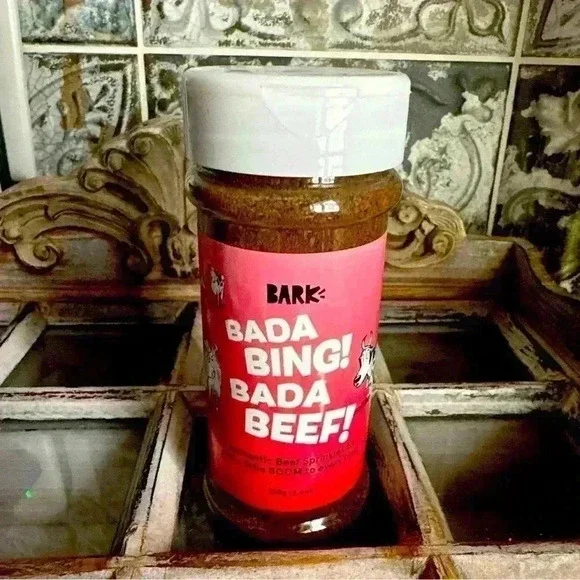 Bark Barkbox Bada Bing Bada Beef! Beef Sprinkles Topping Dog Food Topper 4.6 OZ