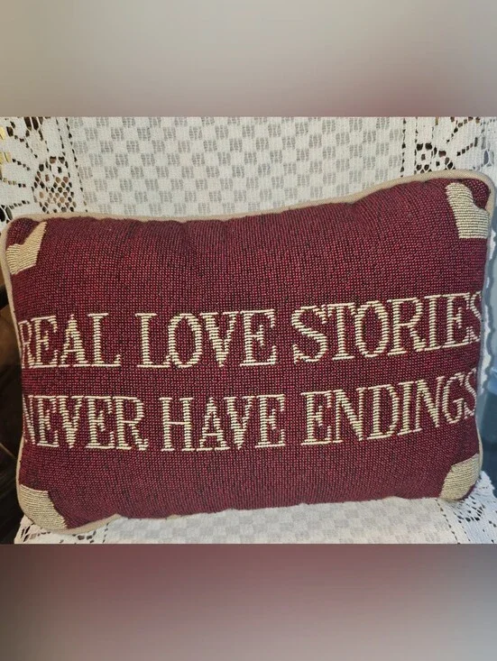 Vintage Needlepoint Decorative Pillow