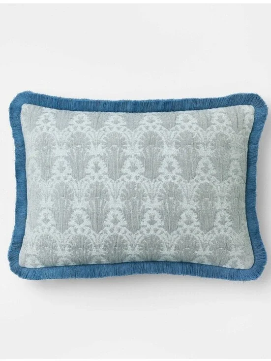 Threshold Designed With Studio McGee Lumbar Woven Shell Block with Fringe Edge