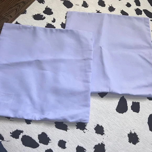 Set of 2 periwinkle lavender pillow covers 19.5