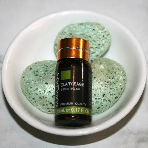 HAND CRAFTED Clary Sage Starter Aroma Stone Aromatherapy Essential Oil Diffuser