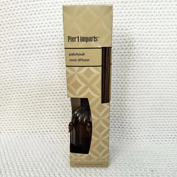 Pier 1 Imports Rare Discontinued Vintage Patchouli Reed Diffuser Kit New In Box