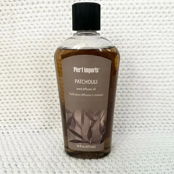 Pier 1 Imports Patchouli Rare Discontinued Refill Red Diffuser Oil 16 oz Bottle