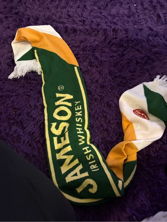 Jameson Irish Whiskey Green & Gold Scarf