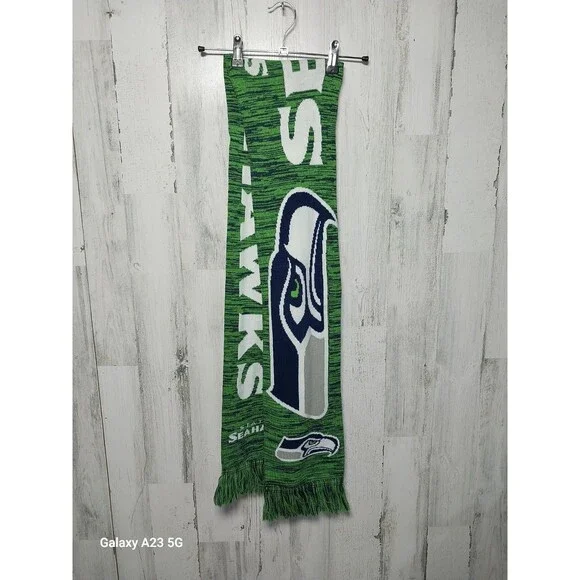 Seattle Seahawks Wordmark Colorblend Scarf By FOCO