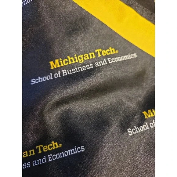 MICHIGAN TECH School Of Business Ascot Style  Scarf 34x24