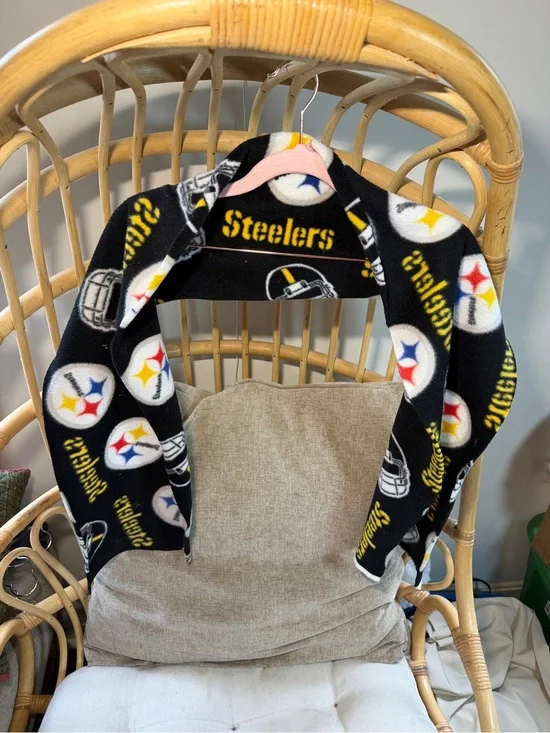 Pittsburgh Steelers Black Fleece Scarf