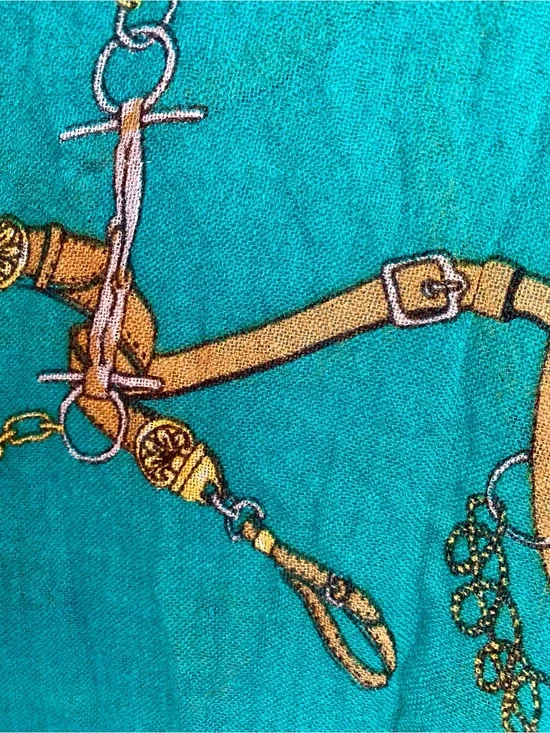 NWOT Equestrian Print Scarf
