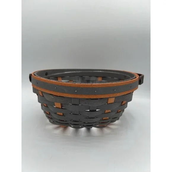 Dresden & Co Like‎ Longaberger Cross Bottom Bowl Basket W/Protector -EUC