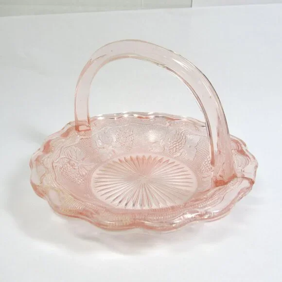 Vintage Pink Westmoreland Basket
