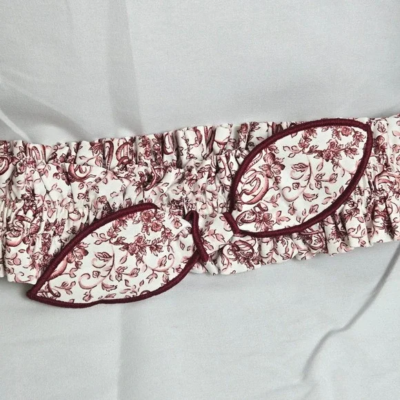 Longaberger Basket Garter Letters‎ Of Love Fabric Pattern Large 2618294 New Vtg