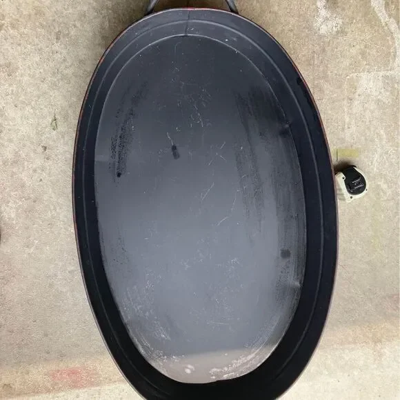 black metal decorative table tray platter