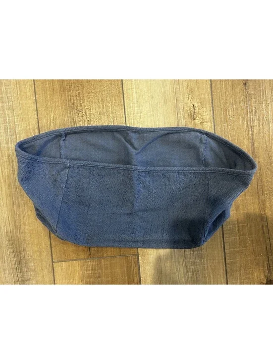 Longaberger LARGE DESKTOP Basket Liner Cornflower Blue fabric office