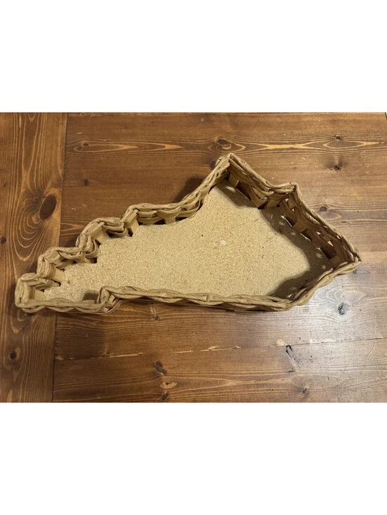 Kentucky Basket Display Cork Bottom 16 inches long, 3 inches tall
