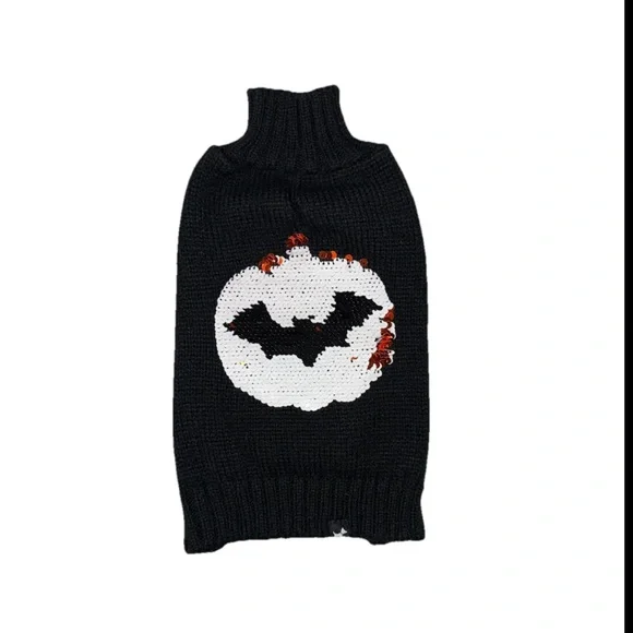 Dog Halloween Sweater Black SMALL