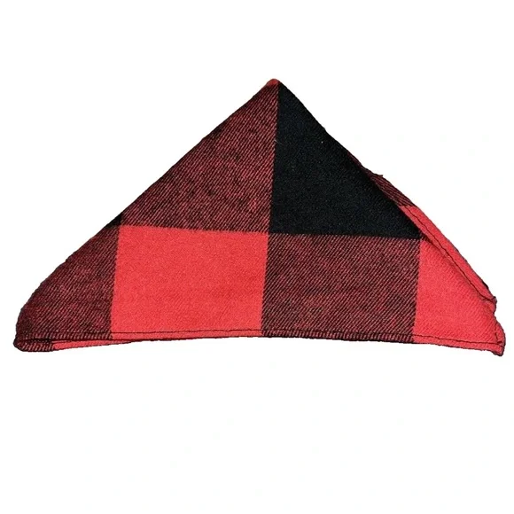 Old Navy Red/Black Checkered Dog Bandana NEW