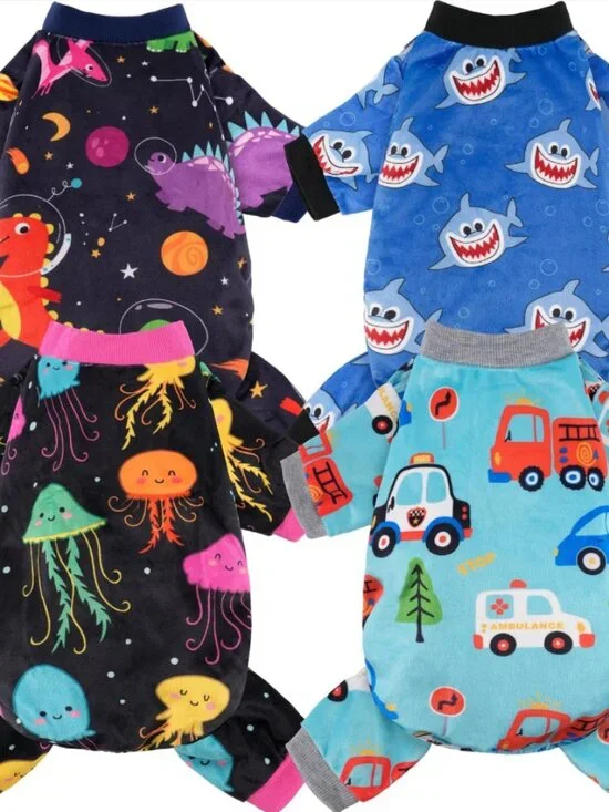 4 Pack Dog Pajamas
