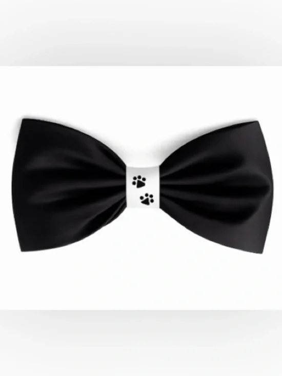 Luxe Paw Bow Tie - Black Tie Ready 🆕