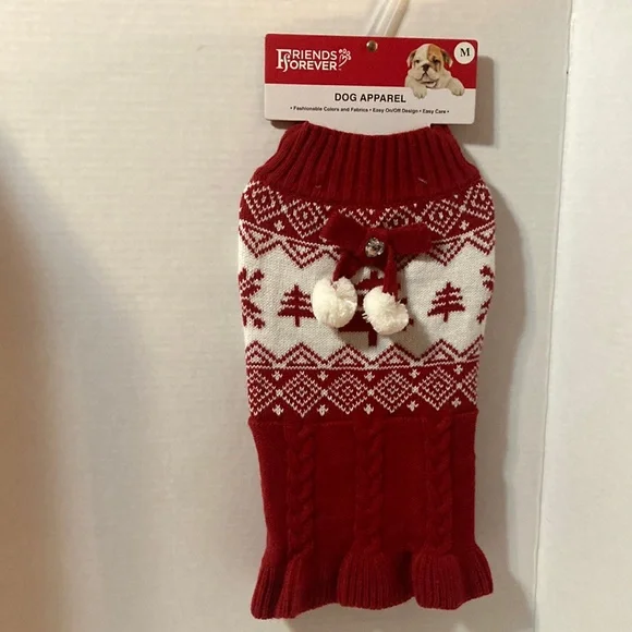Friends Forever Pet Sweater NWT