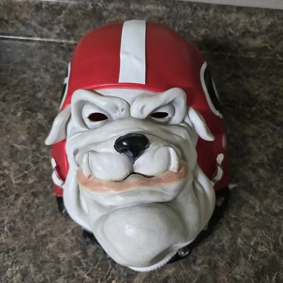 Rare 2006 UGA Georgia Bulldogs Wearable Latex Mask Helmet Mascot