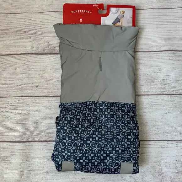 Wondershop at Target Gray Reflective Puffer Pet Vest Size M Up to 40lbs Cat Dog
