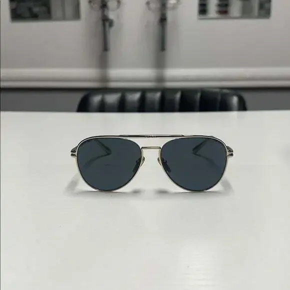 Prada Stylish Gold/Silver  Aviator Sunglasses