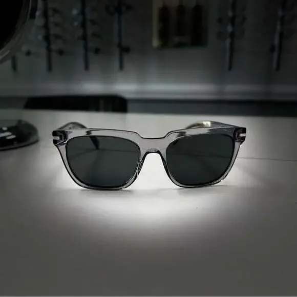 Stylish Prada translucent grey poalarized sunglasses