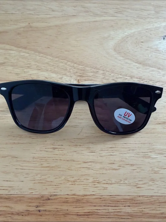 Classic Black Wayfarer Sunglasses