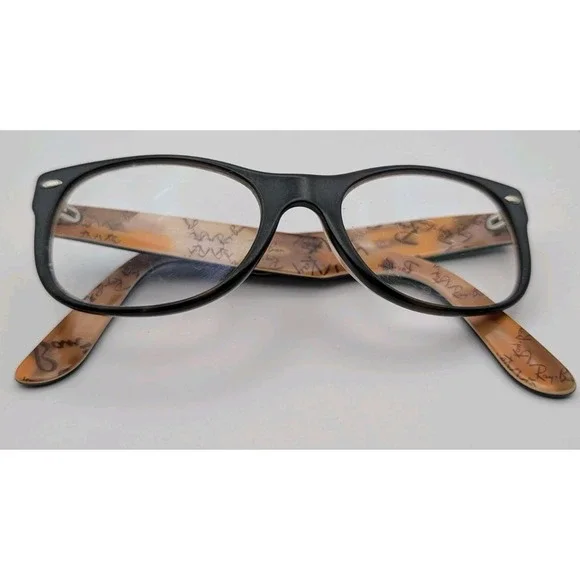 Ray-Ban RB 5184 5409 Glasses Frames Only Black Tortoise Logo Script 50 18 145