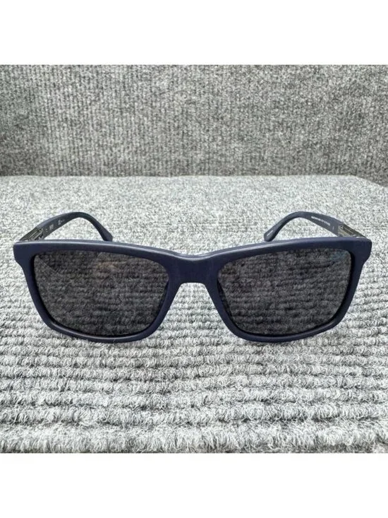 Hugo Boss 0704 P/S V89 Polarized Sunglasses Blue Ruthenium Gray Lens 57 17 145