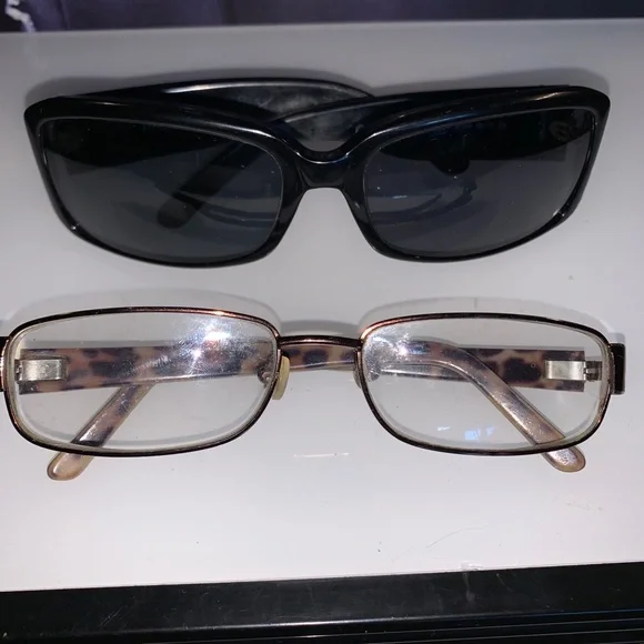 2for1 Vintage YSL‎ sunglasses and eyeglasses
