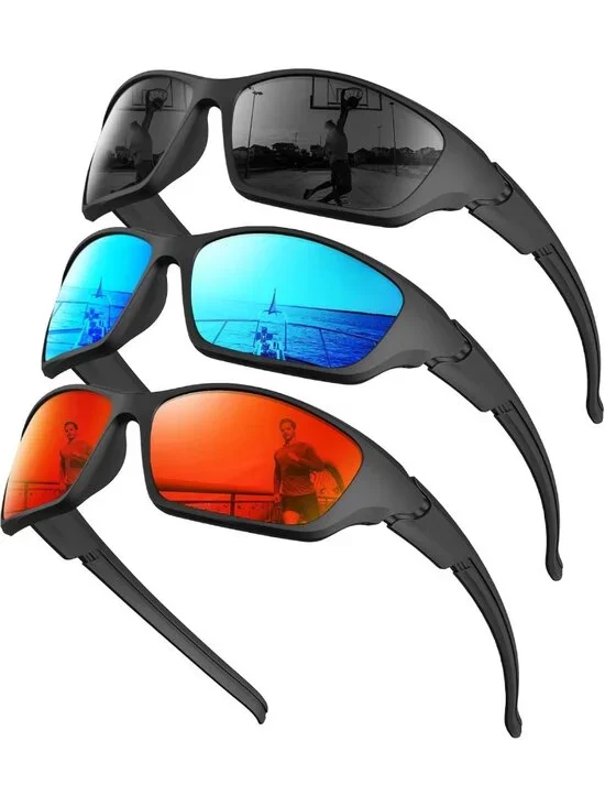 Polarized Sports Sunglasses for Men & Women - UV400 Protection for Cycling